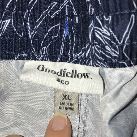Men’s Swim Shorts Trunks Size XL Navy Blue - Picture 3 of 6